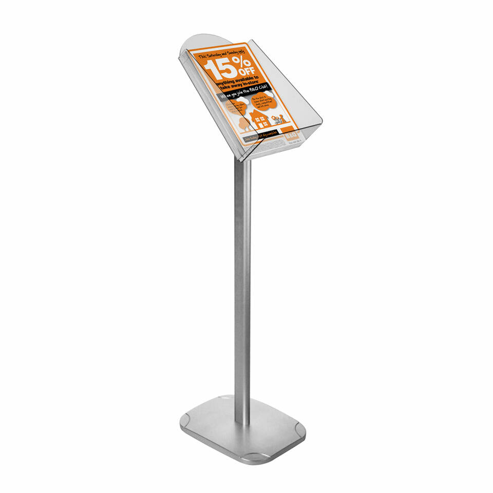 A4 Catalogue Holder Hire | Exhibition Brochure Stand