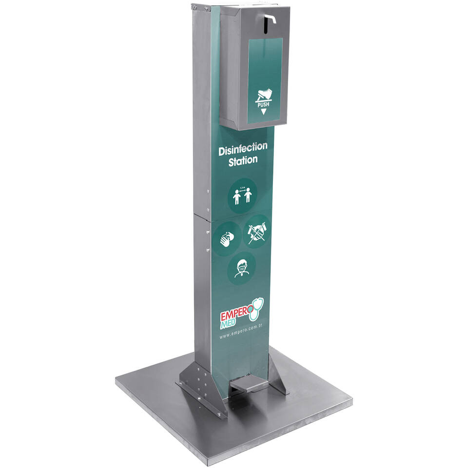 Disinfection Stand Hire | Foot Pedal, Stainless Steel
