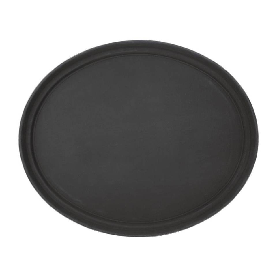 Oval Non Slip Waiters Tray